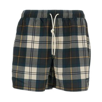Barbour Beachwear, male, Multicolor, Size: XL Tartan Swim Short