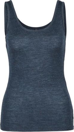 Stoic MerinoRib RonnebySt. Tank Merinoshirt f&uuml;r Damen | blau