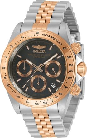 Invicta Speedway 30993 Horloge - Quartz Uurwerk - Roestvrij Staal met grijze Wijzerplaat - 39mm