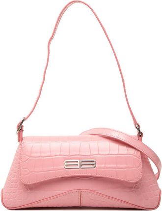 Balenciaga Pre-owned Balenciaga Small Croc Embossed Leather XX Flap Ladies 2T3LH883TSFVFGVV
