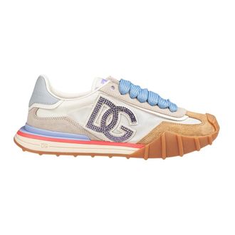 Dolce & Gabbana Sneakers, female, Multicolor, Size: 10 1/2 US Logo-detail Sneakers