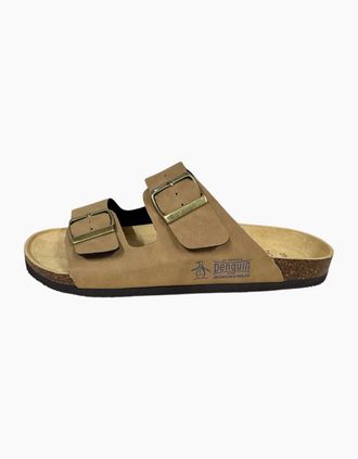 Original Penguin Mens Penguin Port 2 Mens Natural Sandals - Cream - Size: 10