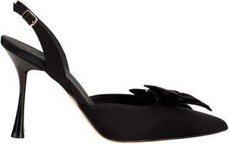 8 by YOOX SATIN SLING-BACK W/ BOW