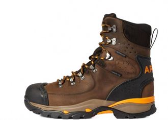 Ariat Mens Carbon-Toe Endeavor H20 Work Boot In Chocolate