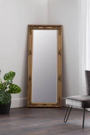 Julian Bowen Palais Lean-To Dressing Mirror in Gold