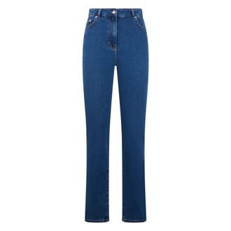 Moschino High-waisted skinny jeans - female - Moschino - Straight Fit Jeans - Blue - W32 - Jeans