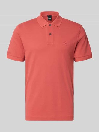 HUGO BOSS Regular Fit Poloshirt aus reiner Baumwolle Modell PALLAS in Rot, Gr&ouml;&szlig;e XXXL