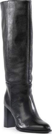 Seychelles Push to Start Knee High Boot in Black Leather at Nordstrom, Size 8