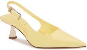 Berness Cassandra Pointed Toe Slingback Pump in Yellow at Nordstrom Rack, Size 7.5