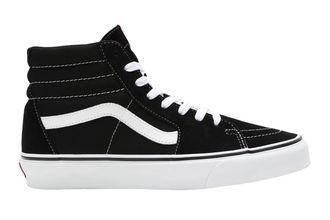 Vans Unisex Mens SK8 Hi Trainers - (Black / White) Suede - Size UK 5
