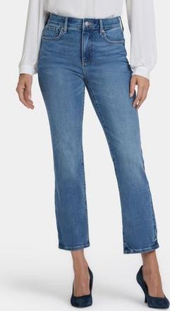 NYDJ Marilyn High Waist Ankle Straight Leg Jeans in Bastille Sea at Nordstrom Rack, Size 18 (Similar To 14W)