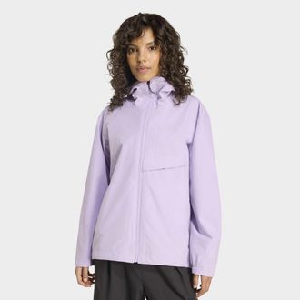 ADIDAS TERREX Outdoorjacke ADIDAS TERREX MULTI 2 LAYER CLIMAPROOF, Damen, Gr. XL, powder plum, Obermaterial: 100% Polyester, Jacken Outdoorjacke
