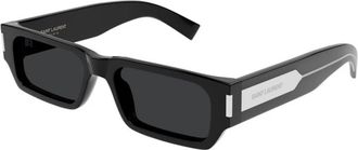 Saint Laurent unisex, Accessoires, Zwart, Maat: 54 MM Nylon