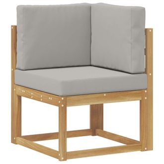 vidaXL Conjunto De Sof&aacute;s De Exterior Blanco Y Gris Claro Vidaxl