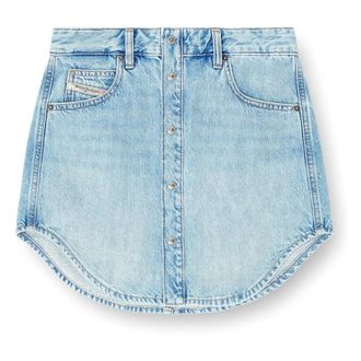 Diesel Dames, Rokken, Blauw, Maat: W27 Denim