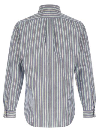 Polo Ralph Lauren Striped Cotton Shirt - Blue
