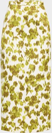 Michael Kors Floral Pencil Skirt