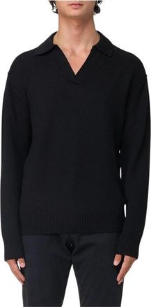 Paolo Pecora V-neck Truien - Heren - V-hals truien - Zwart - 2XL - Truien & Vesten