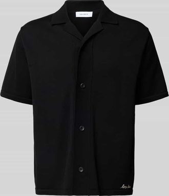 Les Deux Regular Fit Freizeithemd mit 1/2-Arm Modell Geoffroy in Black, Gr&ouml;&szlig;e XL