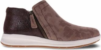 Revere Comfort Shoes Womens Dublin Boot In Cognac Camo/espresso Lizard