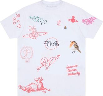 Vivienne Westwood Tops, Dames, Veelkleurig, M, Klassiek T-shirt