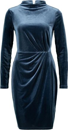 Zero Dames, Jurken, Blauw, Maat: XS