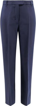 Max Mara Chinos - Dames - Slim Fit Broeken - Blauw - L - Broeken