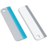 OEM 2 Rasquetas Para Ventanas, Rasquetas Para Ducha, Rasquetas De Limpieza De Silicona Para Espejos, Ventanas, Superficies De Cocina, Ba&ntilde;os, Coches, Sin A