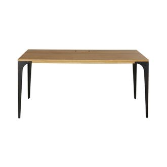 Maisons du monde Escritorio profesional de madera de mango y hierro negro, L160