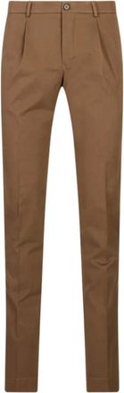 Incotex Broeken, Heren, Bruin, 2Xl, Slim-fit Broeken