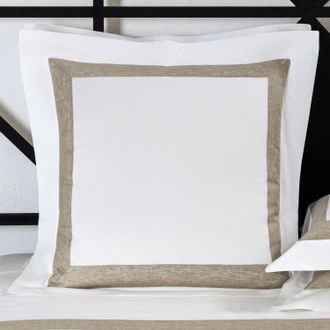 Frette Breeze Border Euro Sham