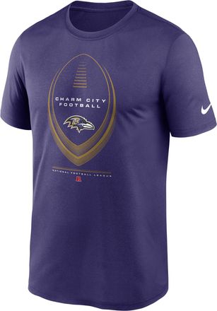 Nike Baltimore Ravens Legend Icon Nike Mens Dri-FIT NFL T-Shirt in Purple | NKGK52M8G-NDB