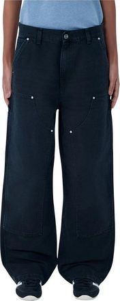 Carhartt Work in Progress Brandon Double Knee Pants - Dames - Loose Fit Jeans - Zwart - S - Katoen - Jeans