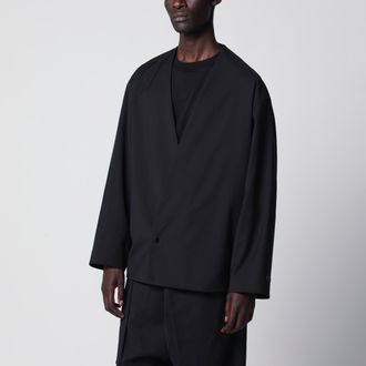 Fear of God Black wool jacket with shawl collar