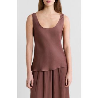 Etam Cheeta Pajama Tank in Chocolate at Nordstrom, Size X-Small