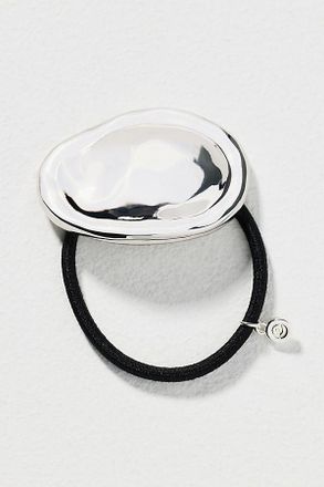Ettika Liquid Luxe Silver Hair Tie