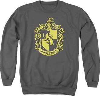Gildan Harry Potter Hufflepuff Crest Adult Crewneck Sweatshirt