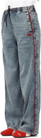 Diesel Jogg Jeans D-Gory - Dames - Regular Fit Jeans - Blauw - M - Katoen - Jeans