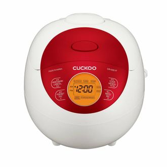 The Cuckoos Nest Cuckoo Rice Stove Fuzzy Logic 540ml White Red Cr-0351f Cr0351f (cr-0351f)