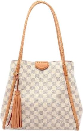 Louis Vuitton Pre-owned Propriano Damier Azur Tote Bag - Pre-owned - Mujer - Blanco - ONE SIZE