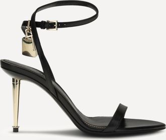 Tom Ford Shiny leather padlock pointy naked Sandal Female 36