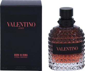 Valentino Mens Uomo Born in Roma Coral Fantasy Edt Spray 100 ml - One Size