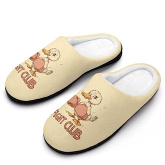 Generic Duck With Boxing Gloves Mens Slippers Comfortable And Non-slip Cotton Slipper Shoe for House