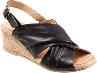 Bueno Womens Jasmin Wedge Sandals In Black