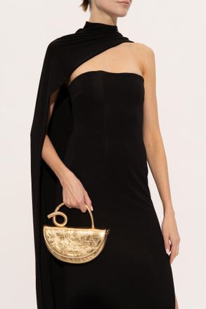 Cult Gaia Azariah Nano Handbag, Womens, Gold