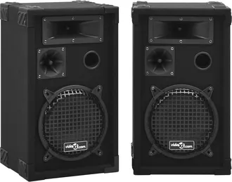 vidaXL Altavoces Pasivos Escenario Profesional Hifi 2 Uds 800 W Negro Vidaxl