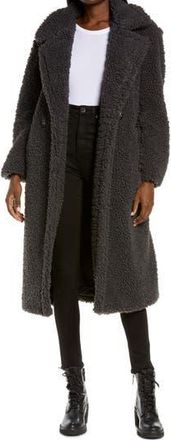 UGG Gertrude Double Breasted Teddy Coat in Ikbl at Nordstrom Rack, Size Small