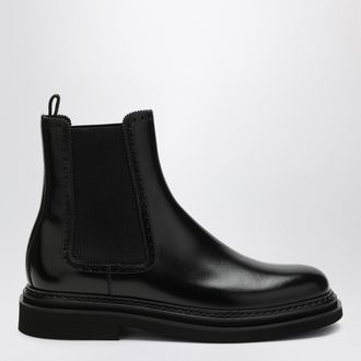 Dolce & Gabbana Black leather ankle boot
