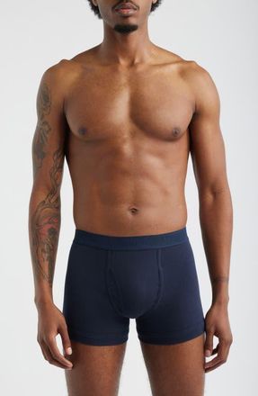 Tom Ford Cotton Stretch Jersey Boxer Briefs in Midnight Blue at Nordstrom, Size Xx-Large