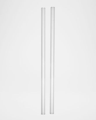 Kosta Boda Sipsavor 2-Piece Glass Straw Set
